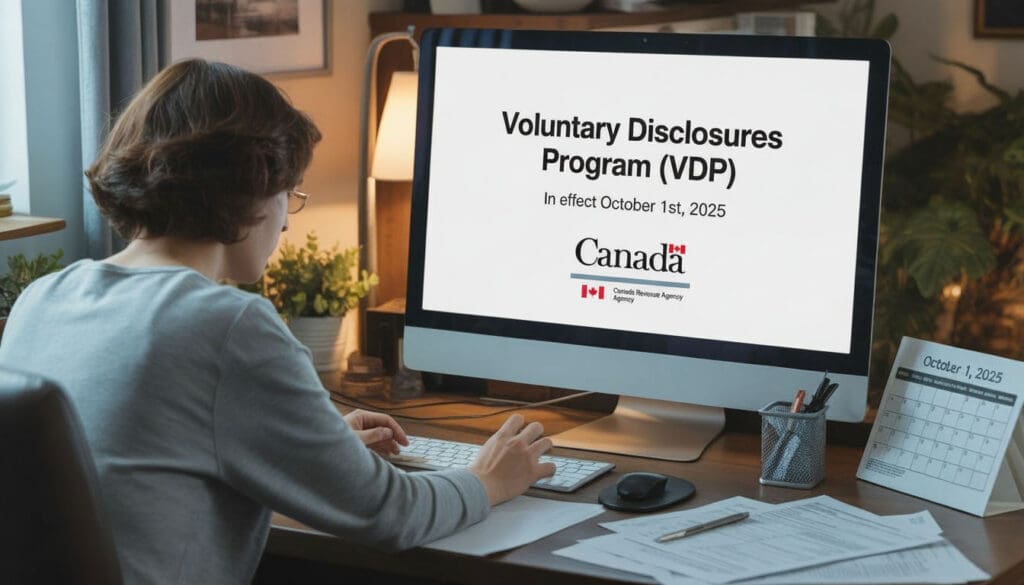 Voluntary Disclosures Program (VDP) Canada's new tax rules take effect October 1, 2025.